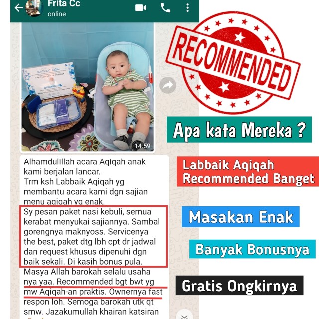 Jasa Paket Aqiqah Harga Murah, Siap Melayani di Duri Pulo Jakarta Pusat